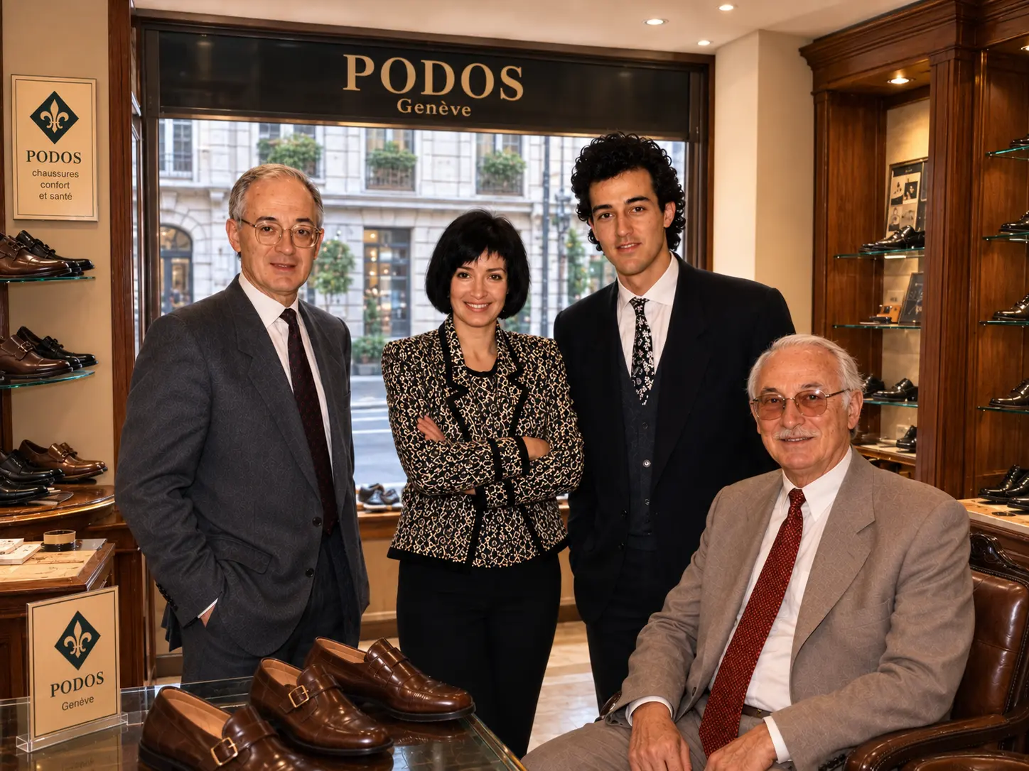Quattro protagonisti della storia PODOS